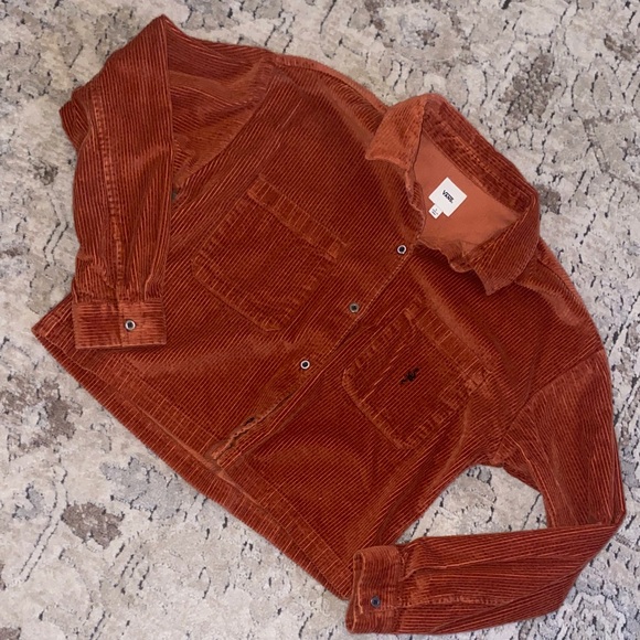 Vans Tops - Vans Burnt Orange Corduroy Shirt
